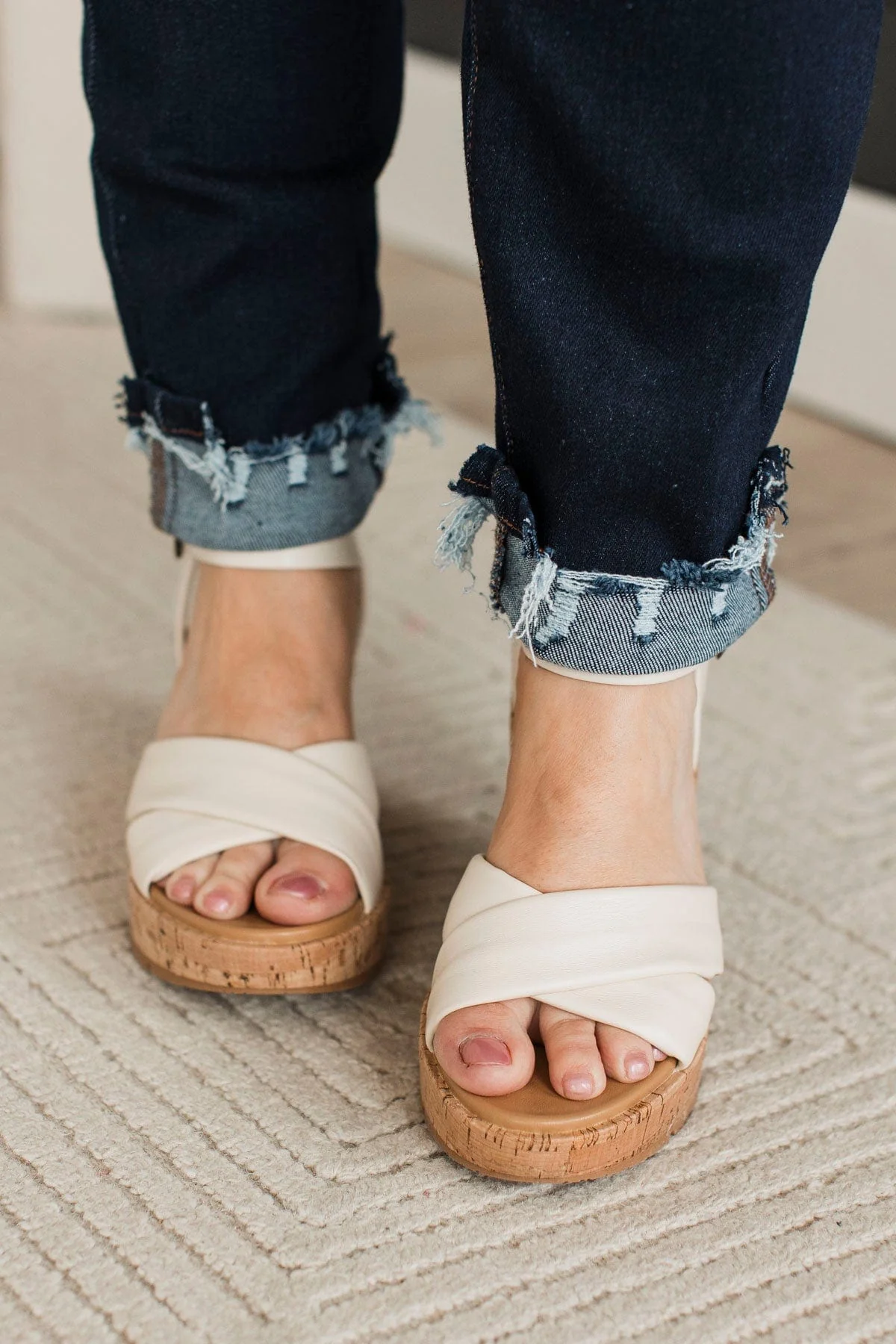 Blowfish Barbados Wedge Sandals- Bone - Image 4