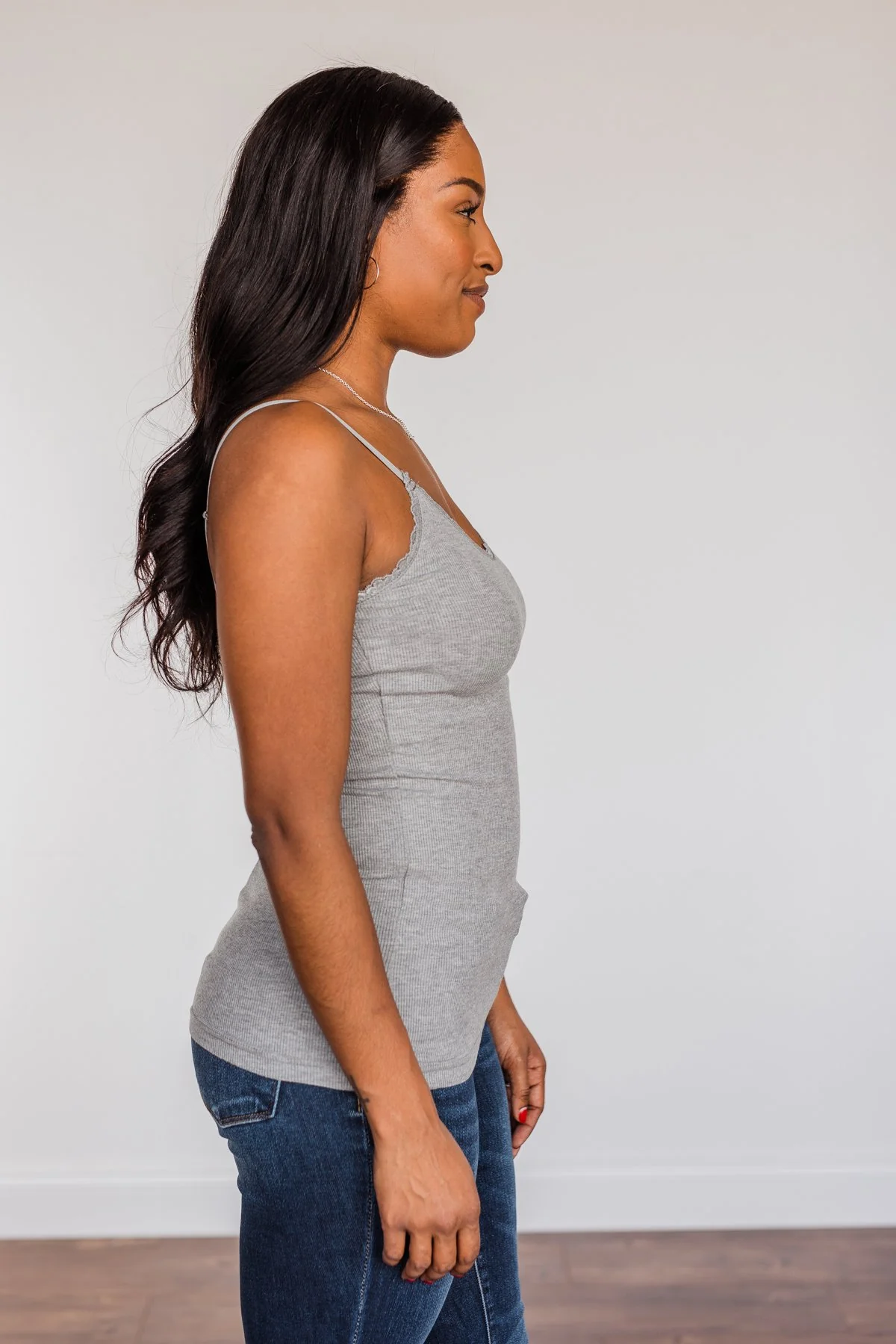 Pulse Basics Finding The One Layering Tank- Grey - Image 9